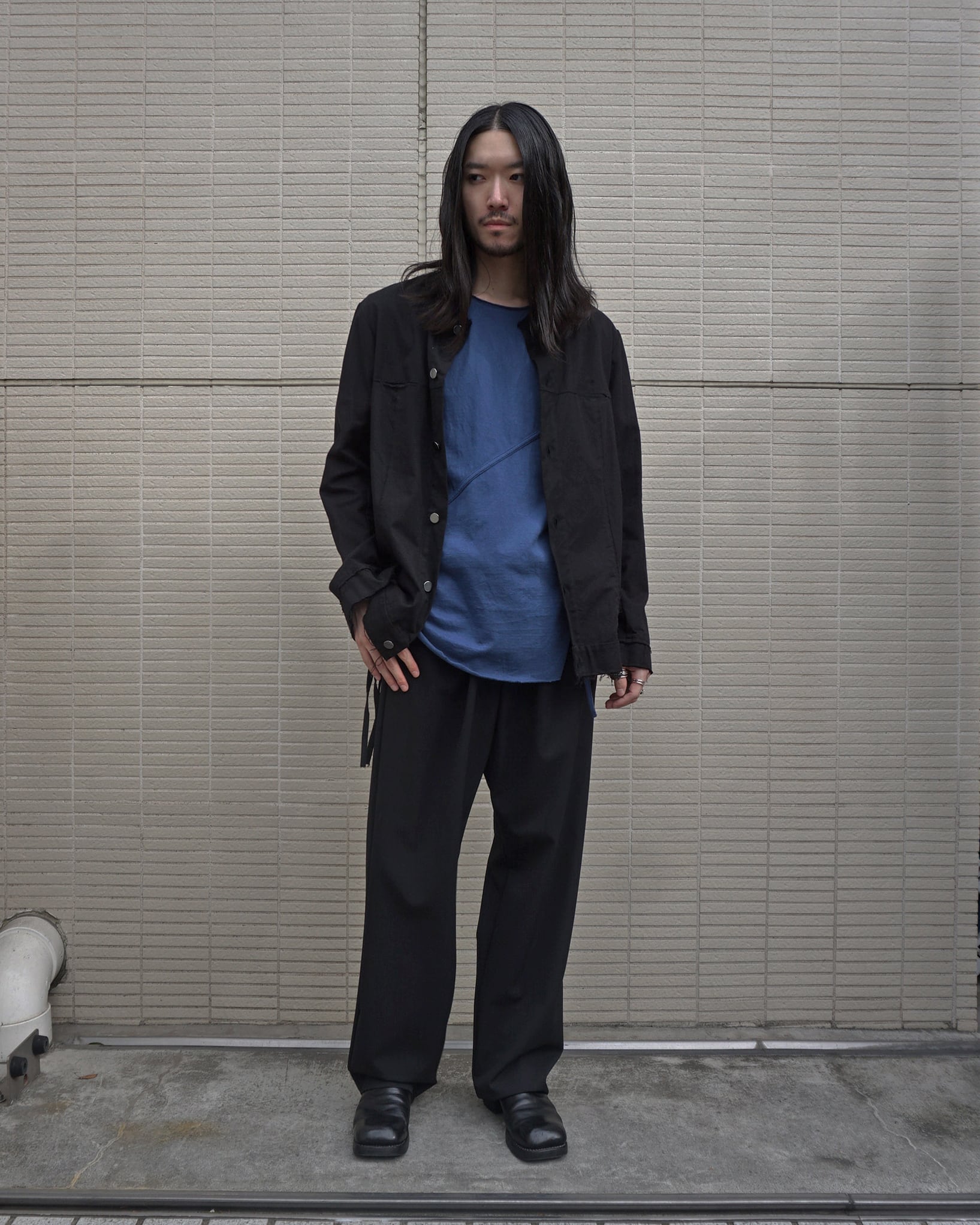 ASKYY / CROSS CUTSEW / MIDNIGHT BLUE | ASKYY TOKYO FLAGSHIP