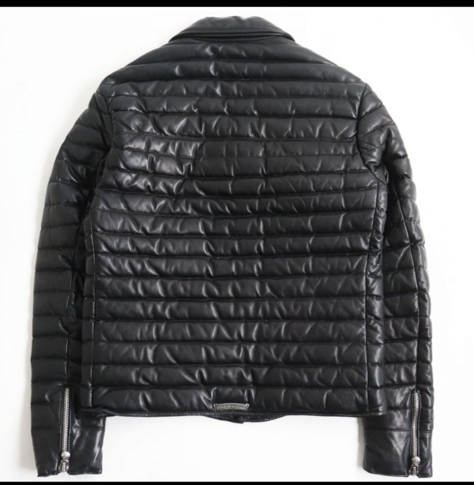 gramグラム　ダブルライダース　ラムレザー　サイズ3 CHROME HEARTS クロムハーツ ラムレザー ダガージップ ダブル