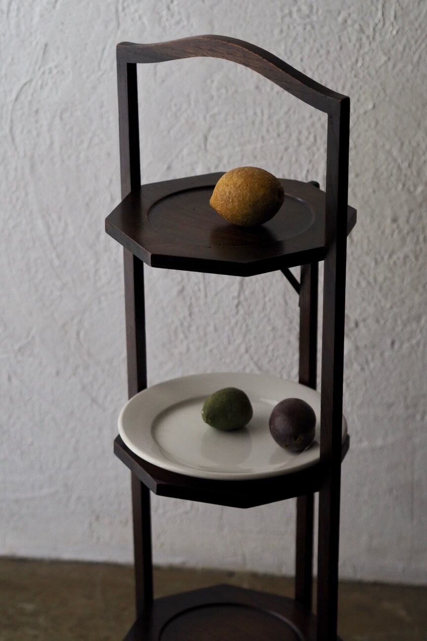 オークのケーキスタンド-antique oak cake stand | アンティーク