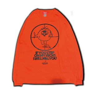 "MONSTER K*LL" L/S TEE (ORANGE)