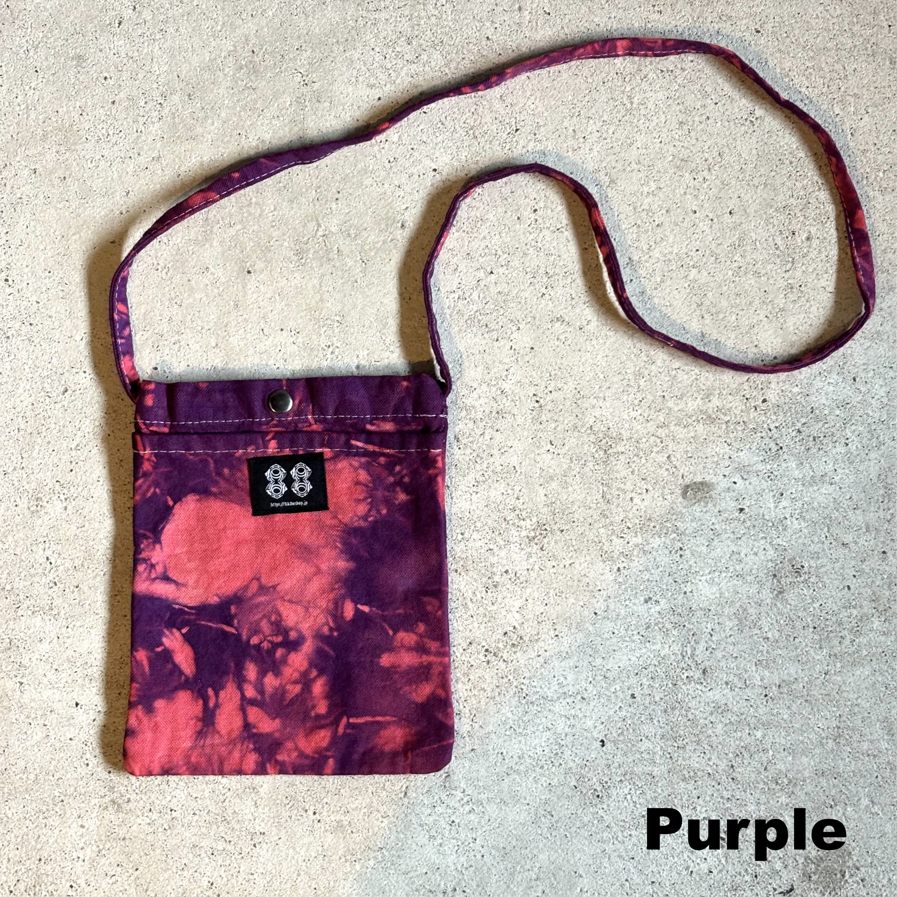 TIE DYE CANVAS SACOCHE / タイダイ キャンバス サコッシュ -Uneven