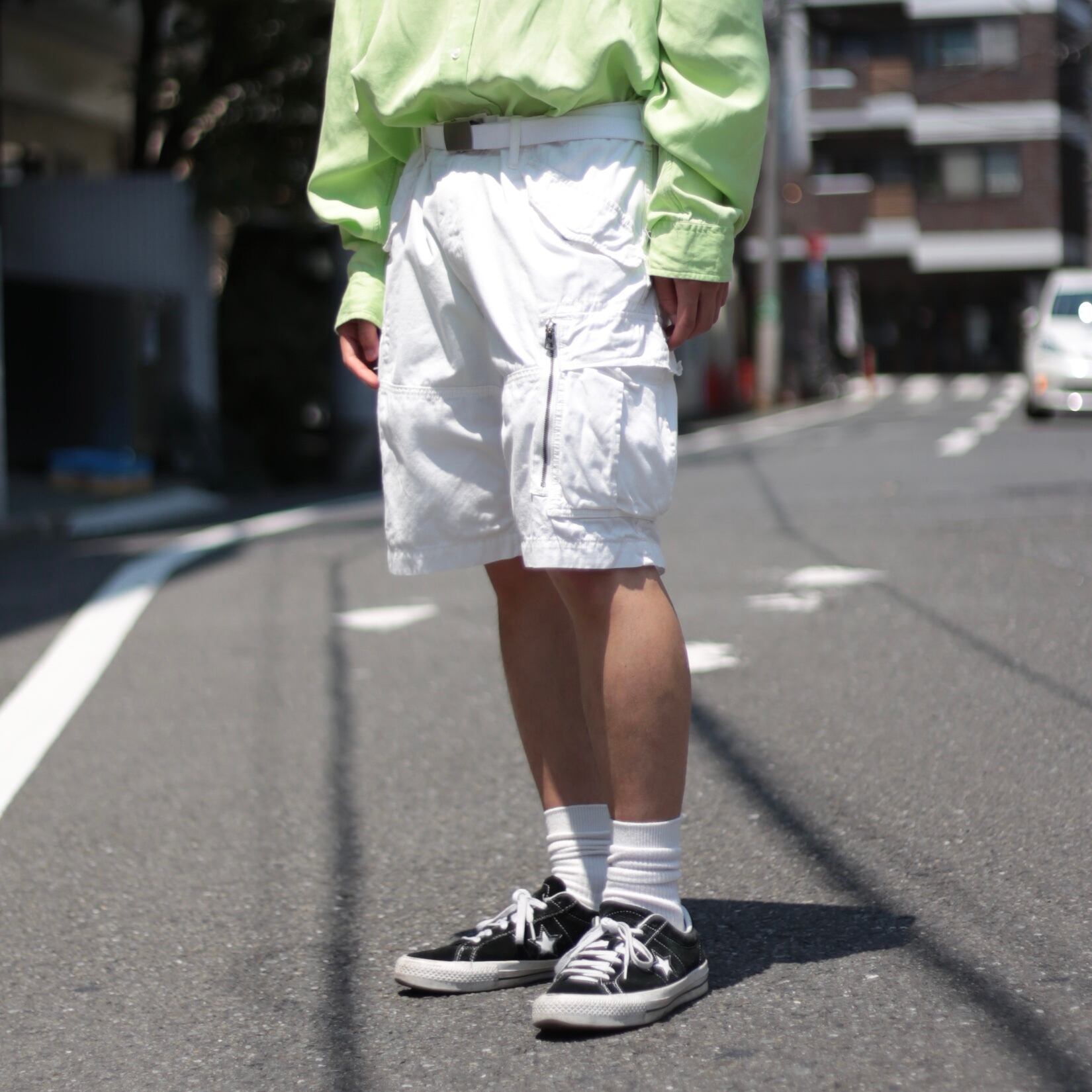 POLO RALPH LAUREN ホワイトカーゴショーツ【FF-3694】 | cv