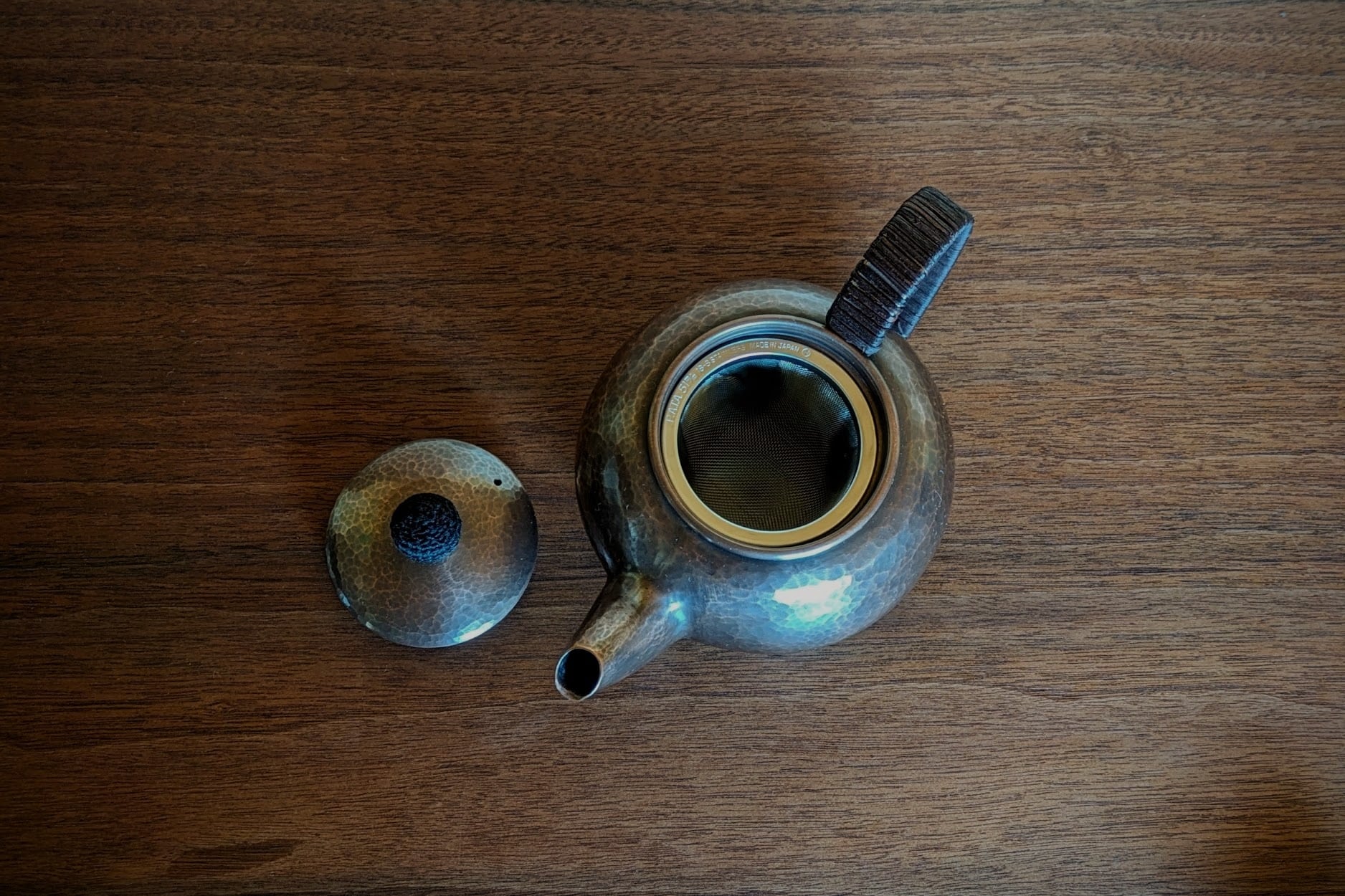 銅製 急須 口打ち出し 0203 | 銅工芸 ブリキや彰三