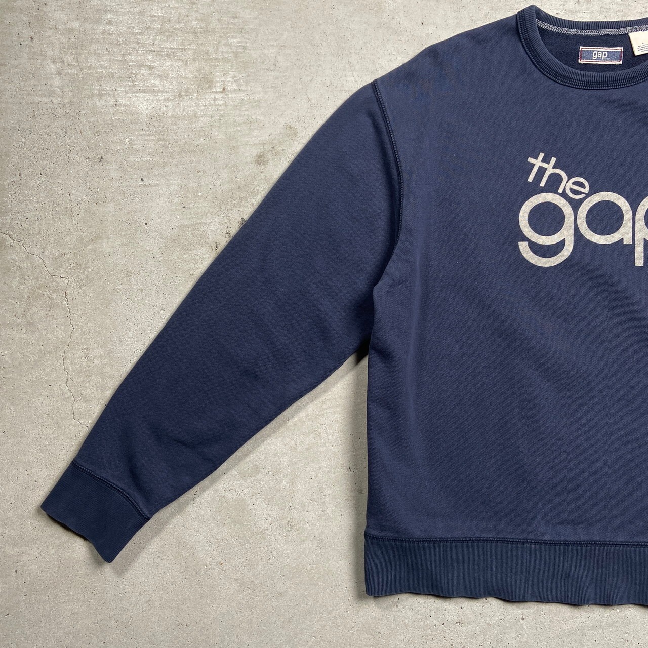 00年代 GAP オールドギャップ ビッグロゴプリント スウェットシャツ 
