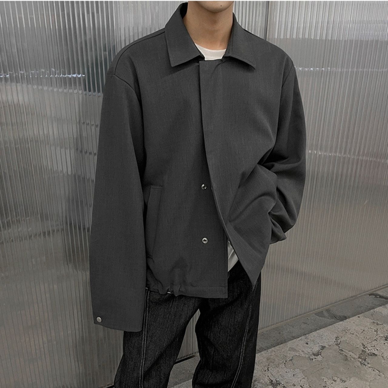 スマートシンプルカジュアルブルゾン　MT0080415