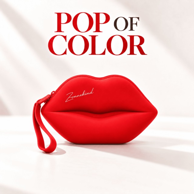 ZONNEKIND CORA LIP POUCH｜コラ・リップポーチ｜シリコン｜全5色