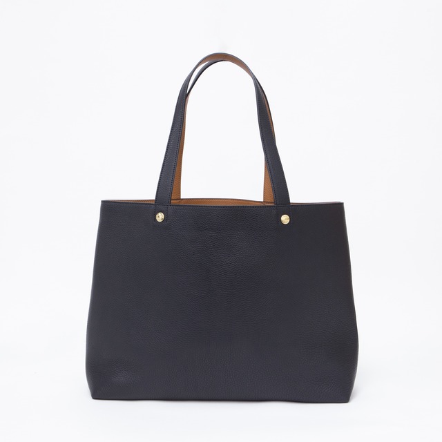 REVERSIBLE TOTE / BLACK x CAMEL