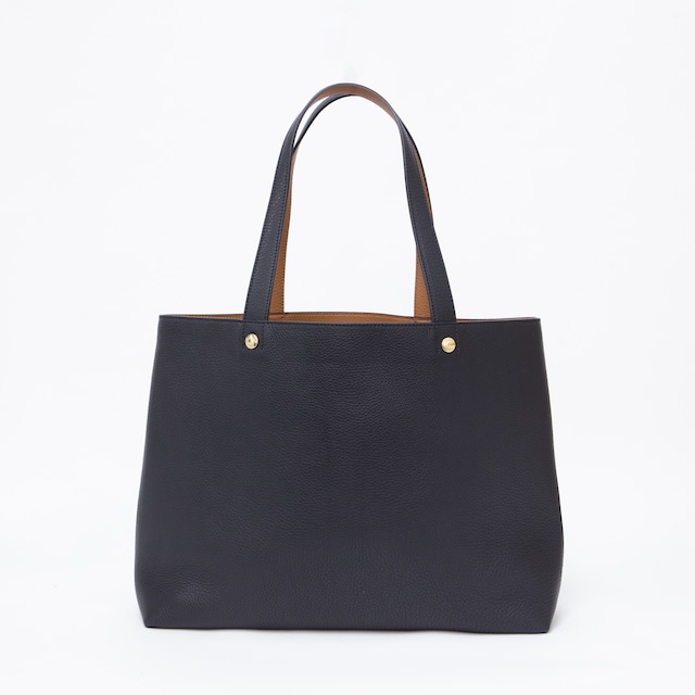 REVERSIBLE TOTE / BLACK x CAMEL