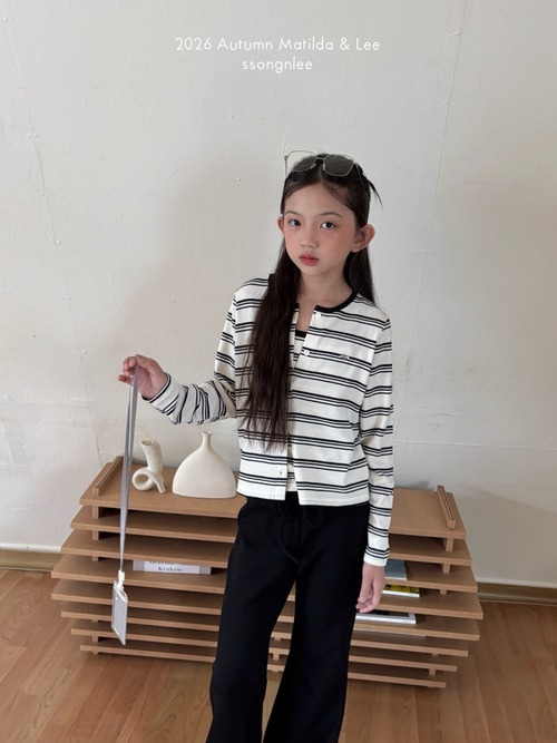 matilda & lee［取寄］moov border cardigan set 26autumn 무브단가라가디건세트