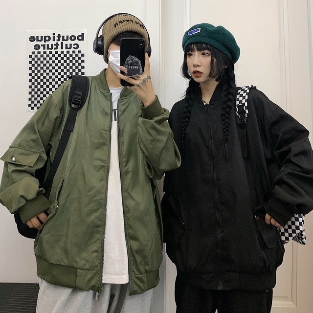 スプリングオータムスタイルスタンダードジャケット ルーズトップス レトロ 春物 秋物 Brother_is_Style50458281513