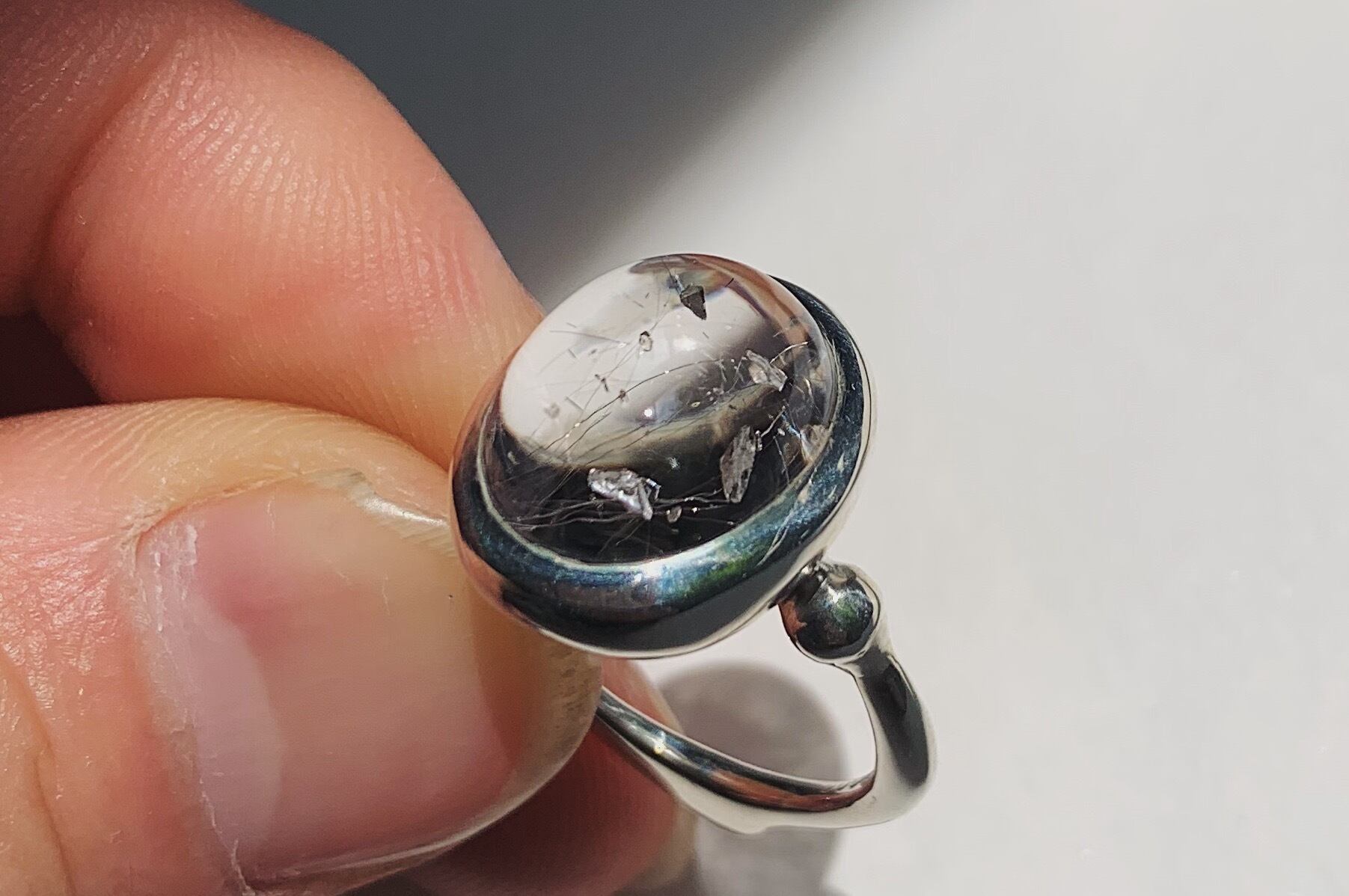 扉 ルチルインクォーツ リング silver no,11