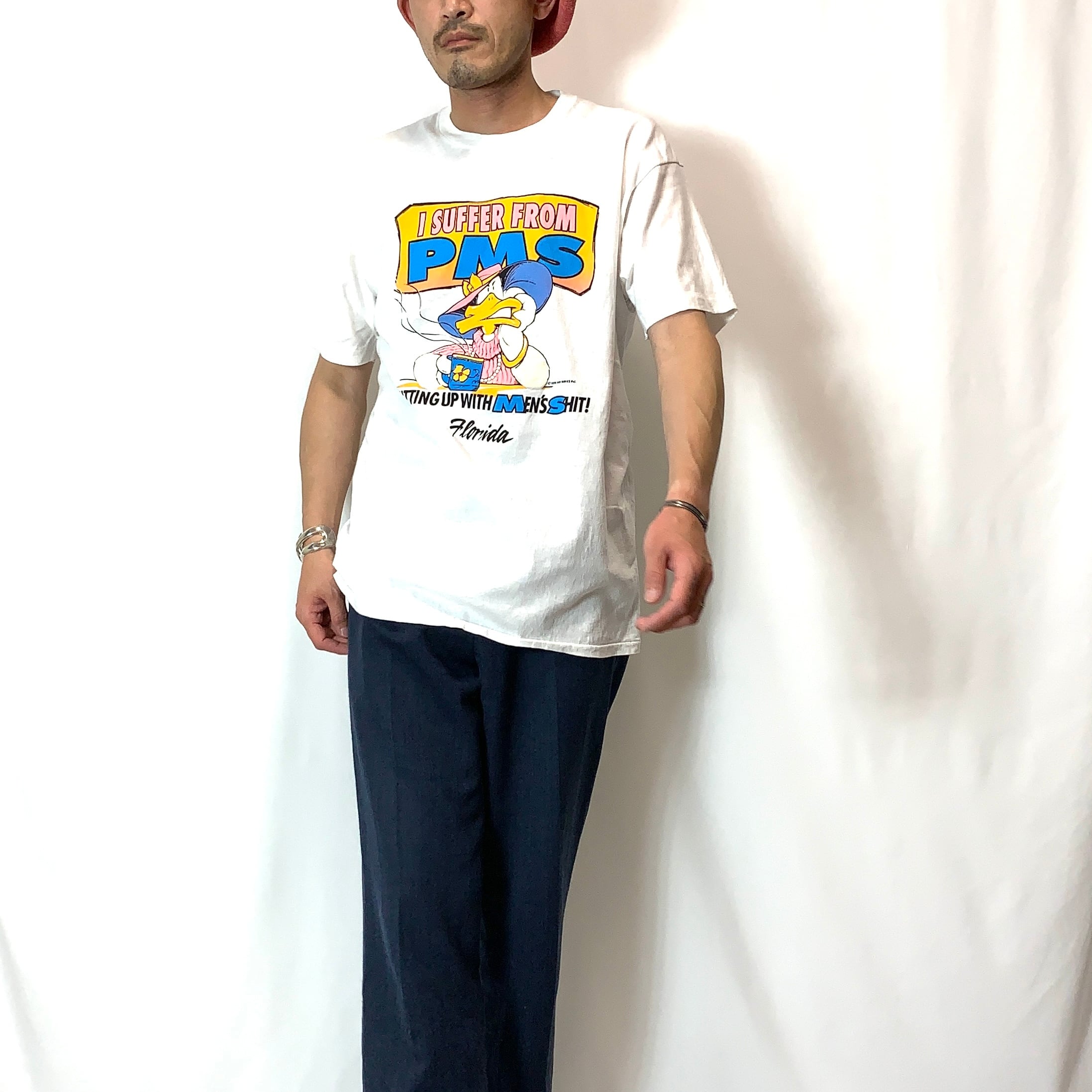 vintage 80s 90s print T-shirt Hanes MADE IN USAプリント Tシャツ ...