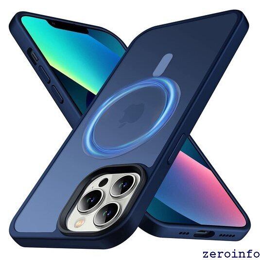 新品》 XLAS iPhone 13 Pro Max ケース Magsafe 対応 半透明 マット 