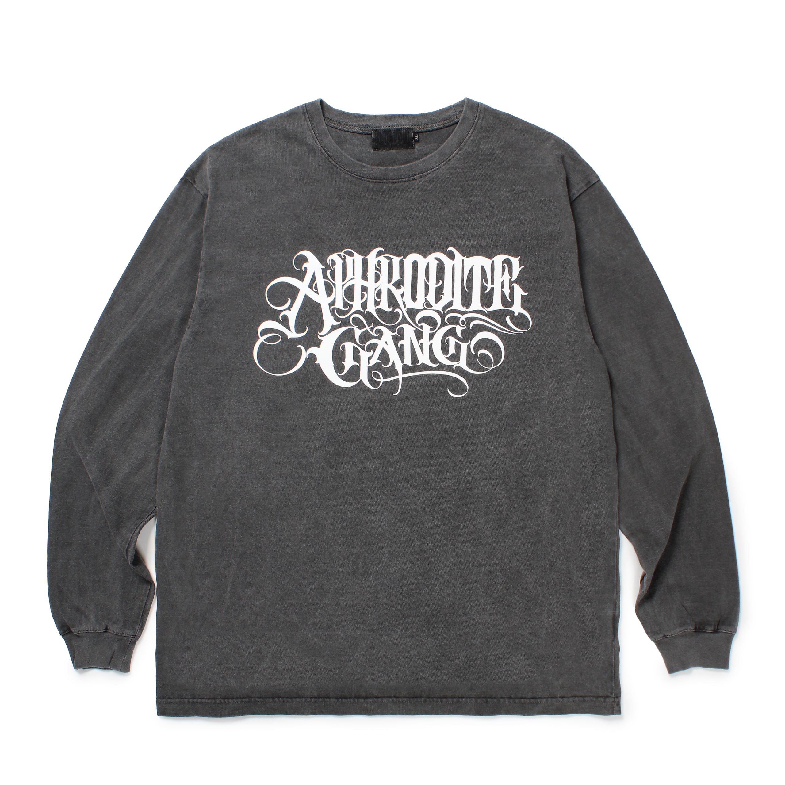 CLASSIC LOGO GARMENT DYE L/S TEE | APHRODITEGANG HOLDINGS