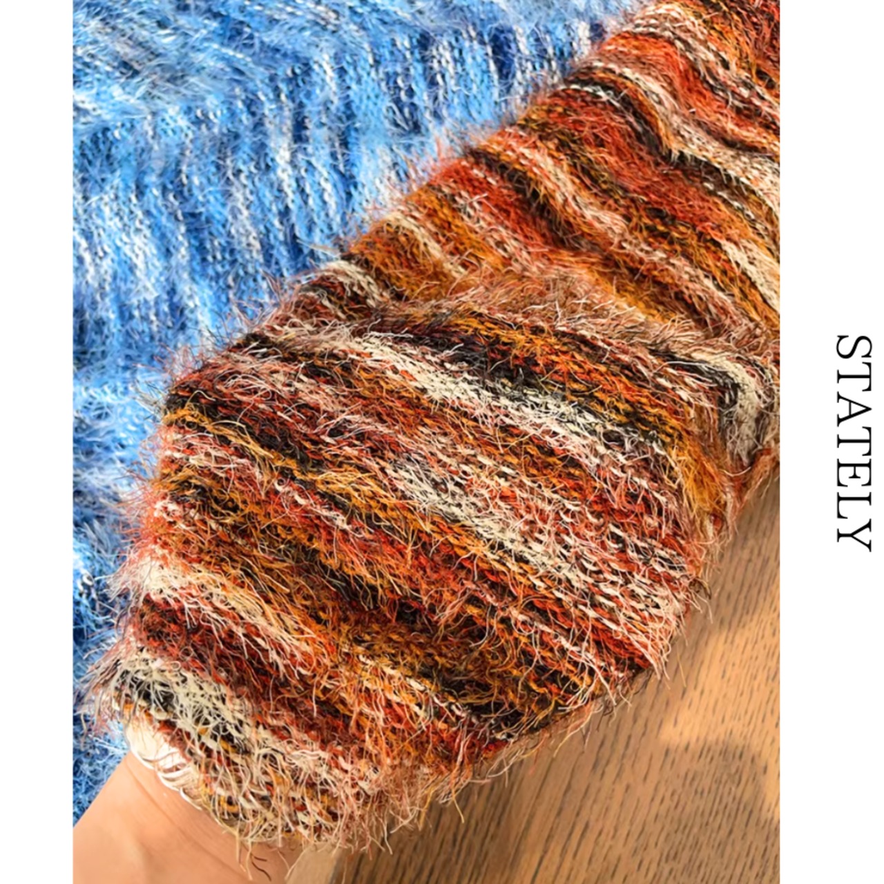 Mix Yarn Shaggy トップス/2color_T233・画像5