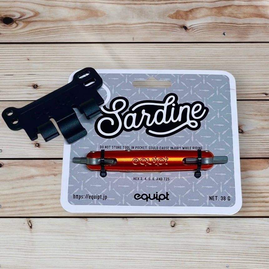 equipt サーディン レッド 携帯工具 新品未使用 equipt 『サーディン』ハンディツール | StabiRides Bicycles