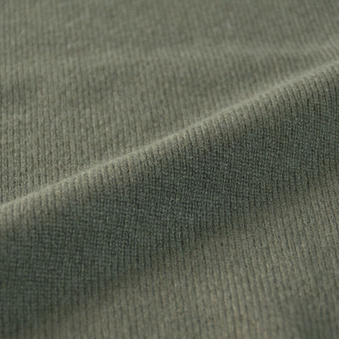 mooncastle ムーンキャッスル カシミア・シルク・ウールタートルネックセーター・モスグリーン 柔らかいラムウールにカシミアとシルクをブレンドしたニットです【送料無料】