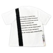 【tshirts211】M size KIMONO & print T-SHIRTS white