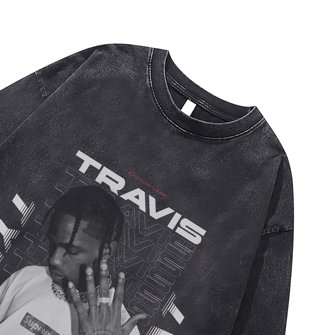 VINTAGE ストリート Travis Scott ロングTシャツ T1141