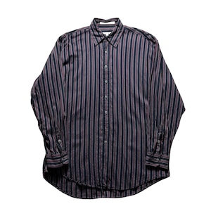 PERRY ELLIS black stripe shirt