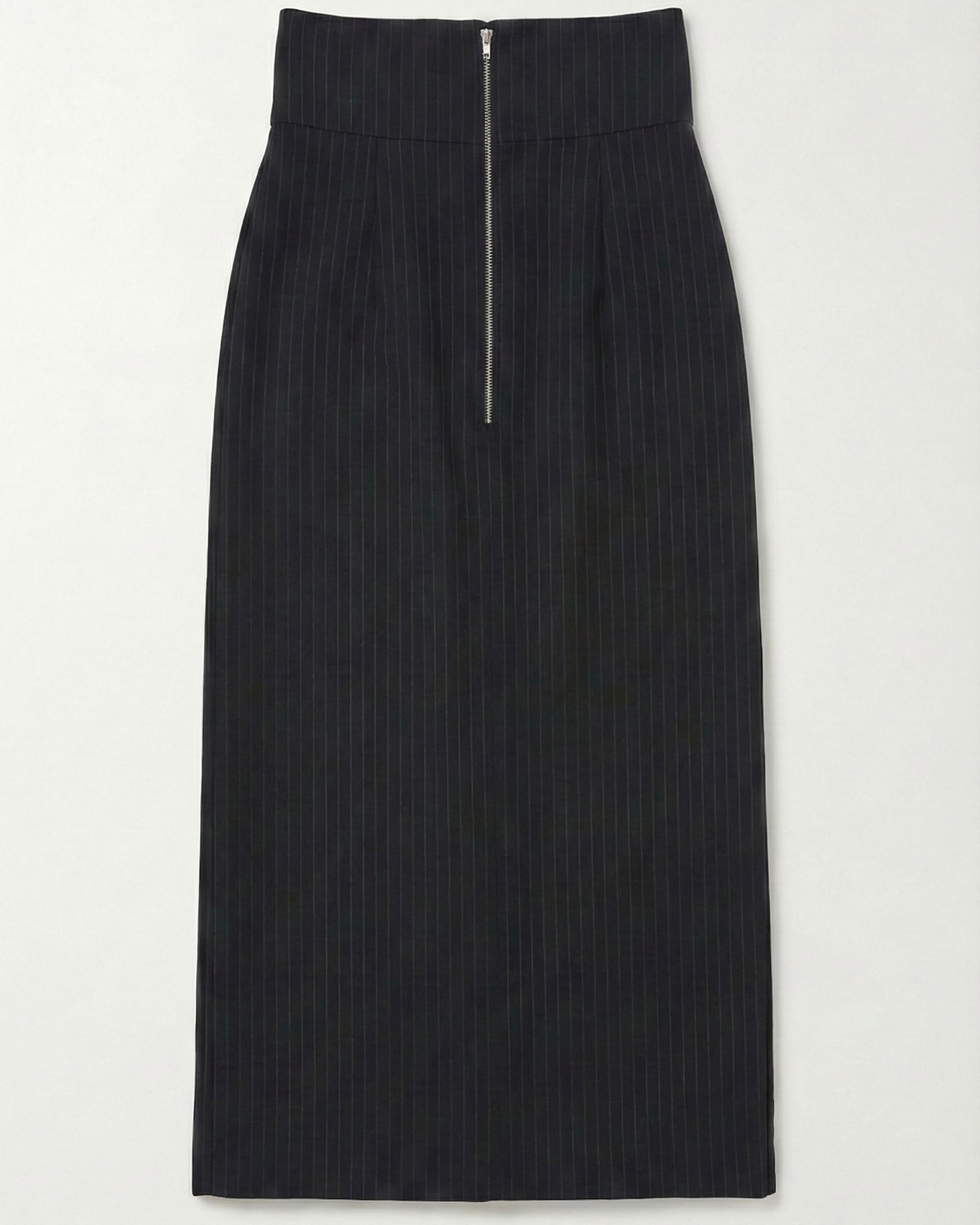 〈新品〉quui / 2way stripe long skirt ブラック2 2way stripe long skirt | quūi