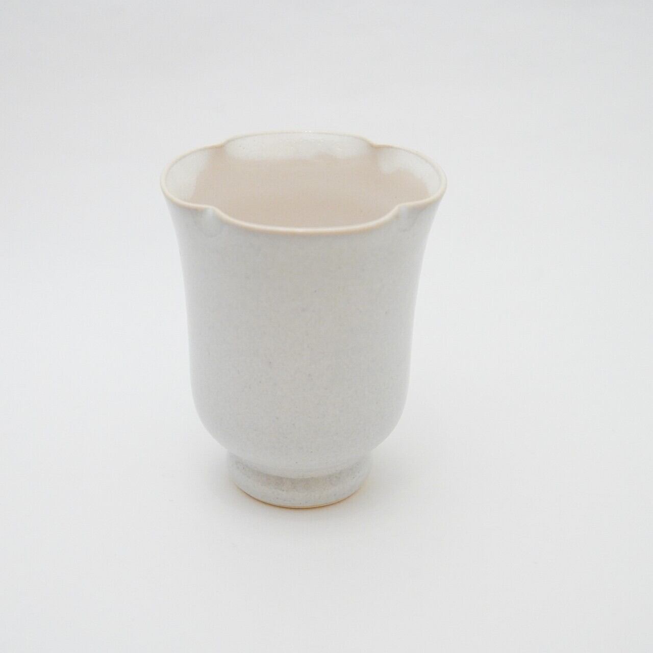 【西 歩希】花ゆのみ ピンク