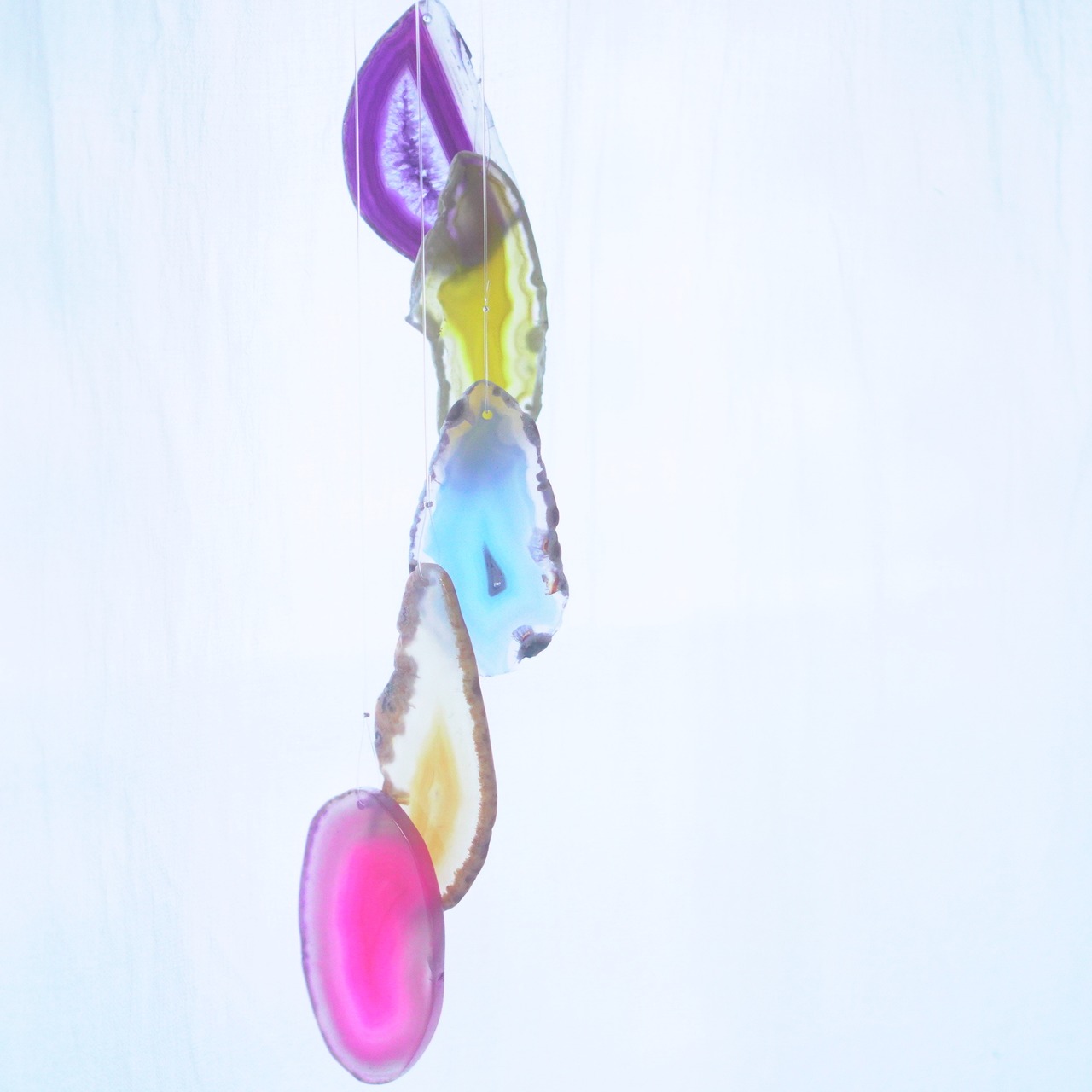 Sunset Sky 03 - アゲートヒーリングチャイム / Agate Sun Catcher Wind Chime 618