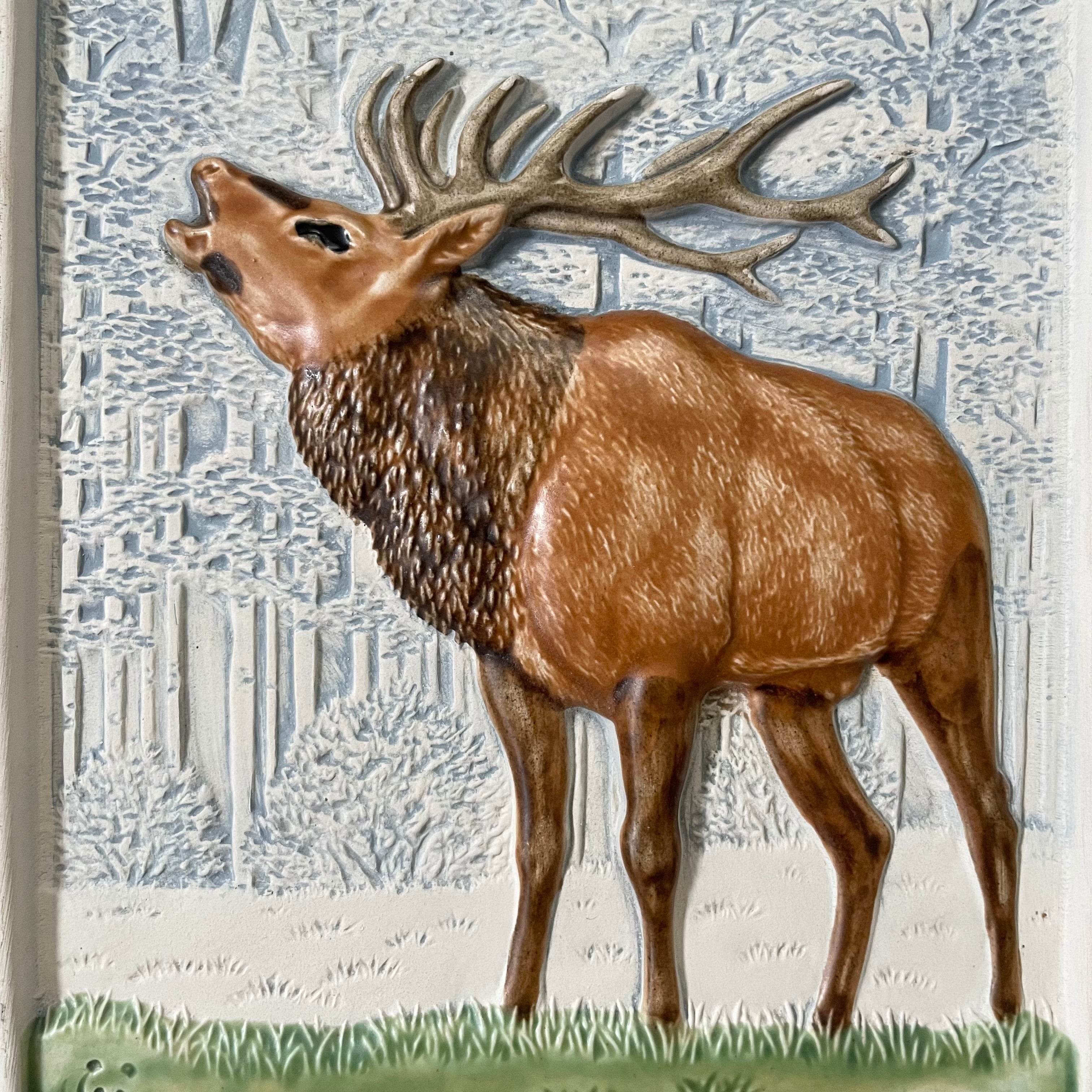 【Jie Gantofta】WWF アカジカの陶板 アカシカの陶板 | tsuitachi craft&brocante