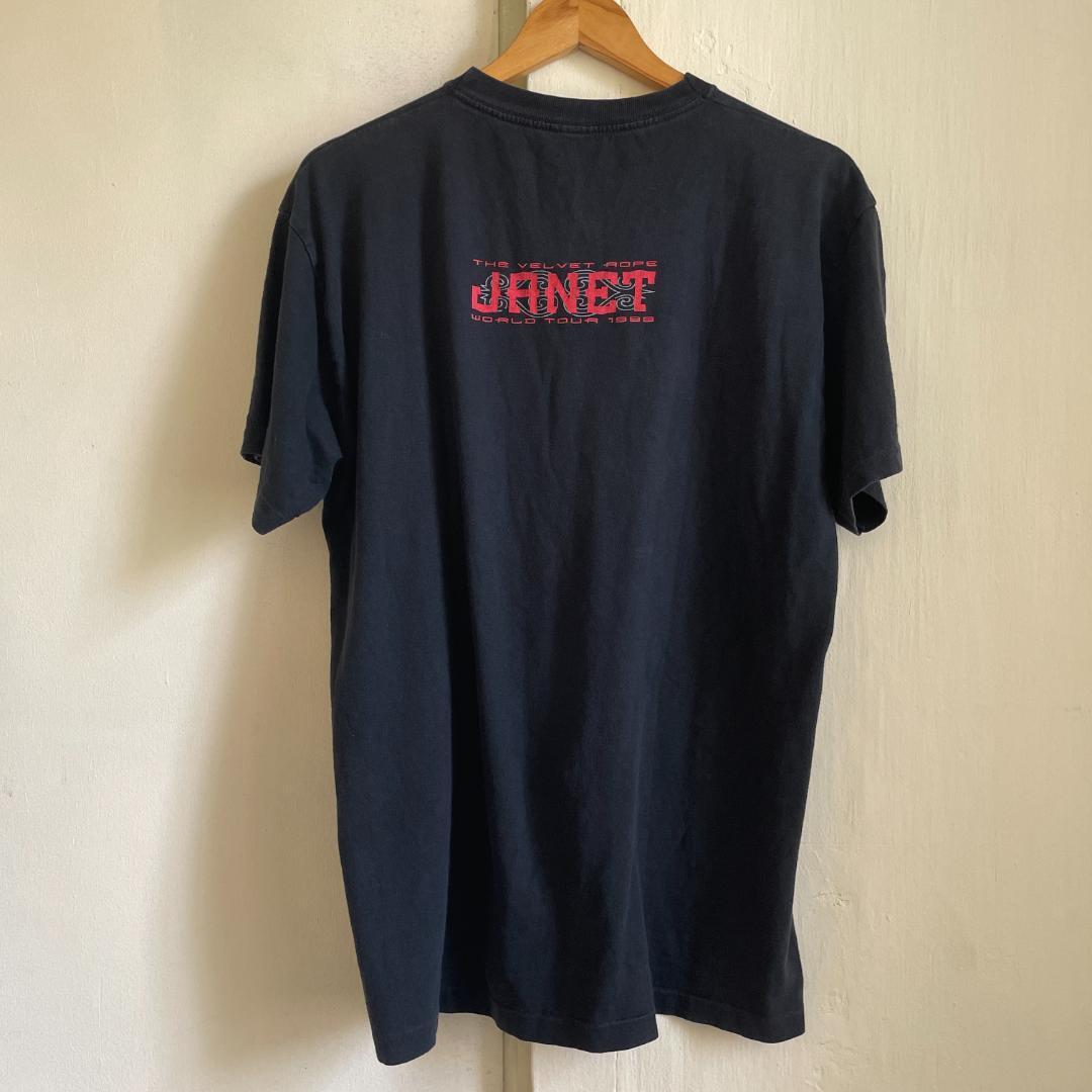 1590】 Tシャツ ジャネットジャクソン 98年 ワールドツアー 1590】 Tシャツ ジャネットジャクソン 98年 ワールドツアー