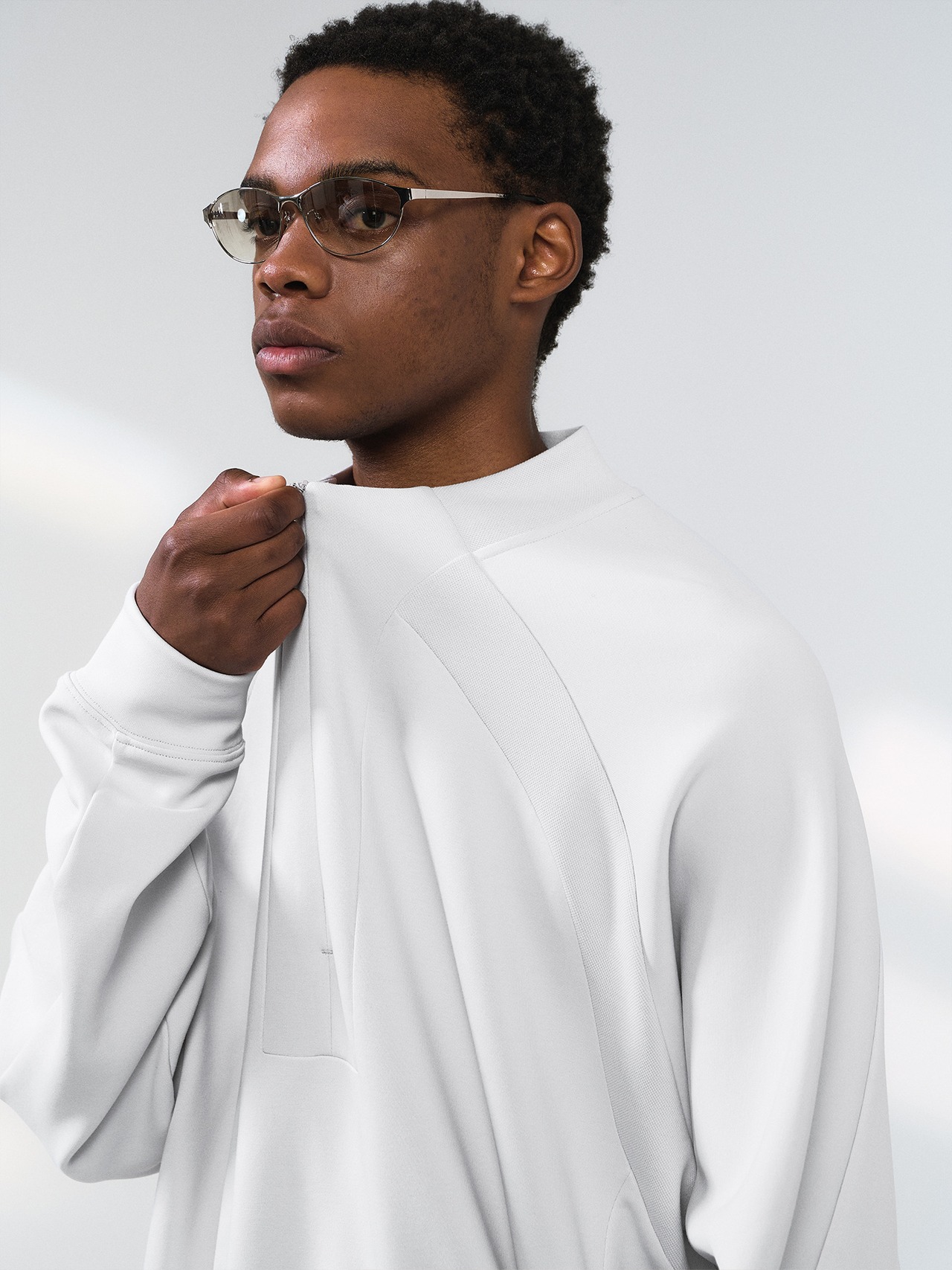 LYCRA® ハーフジップスウェット