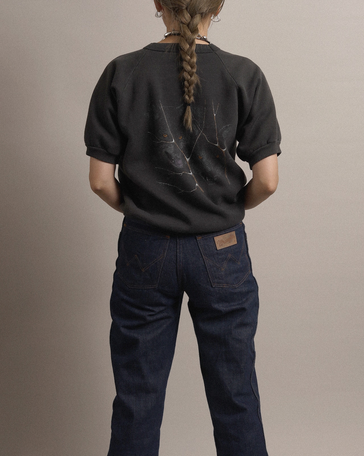 1970-80's Tiger & Wolf / Sweat Shirt