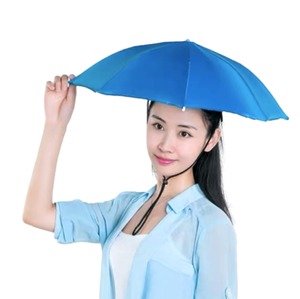 【数量限り】Sugarello 帽子傘 かさ帽子 頭にかぶる傘 折りたたみ ハンズフリー 雨傘 日傘 釣り傘 傘帽子 コンパクト 被る傘 ガーデニング アンブレラハット 屋外作業