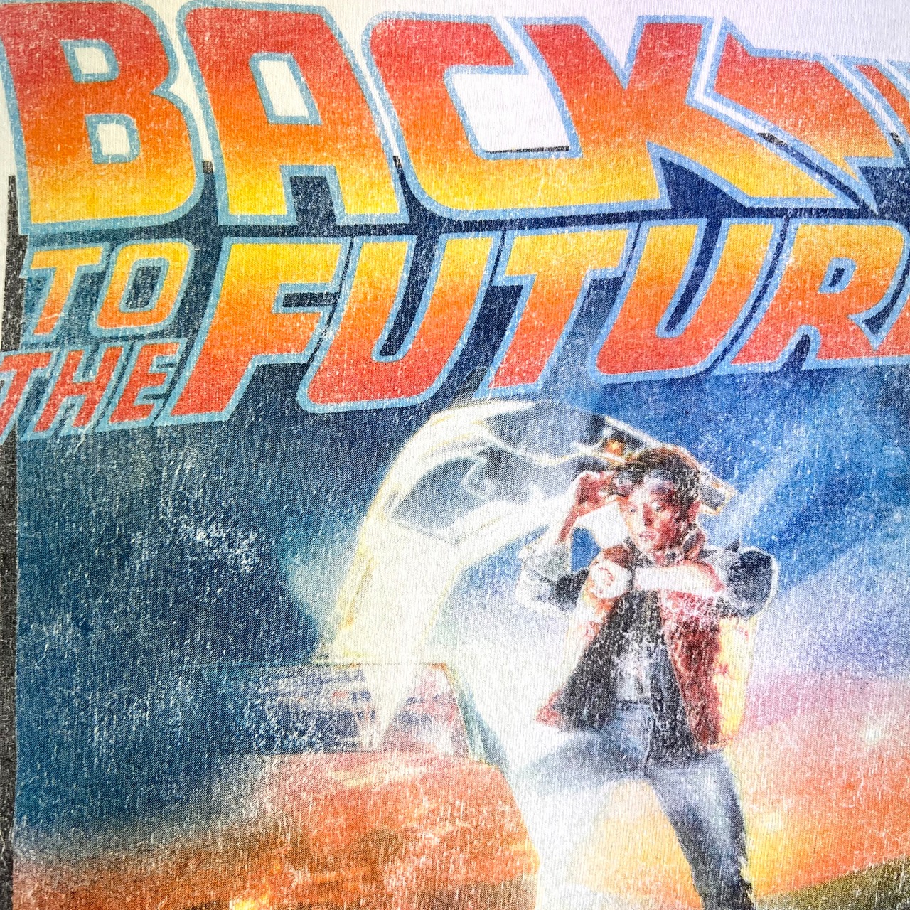 90s バックトゥーザフューチャー 映画t vintage 胡散臭く tシャツ 古着 
