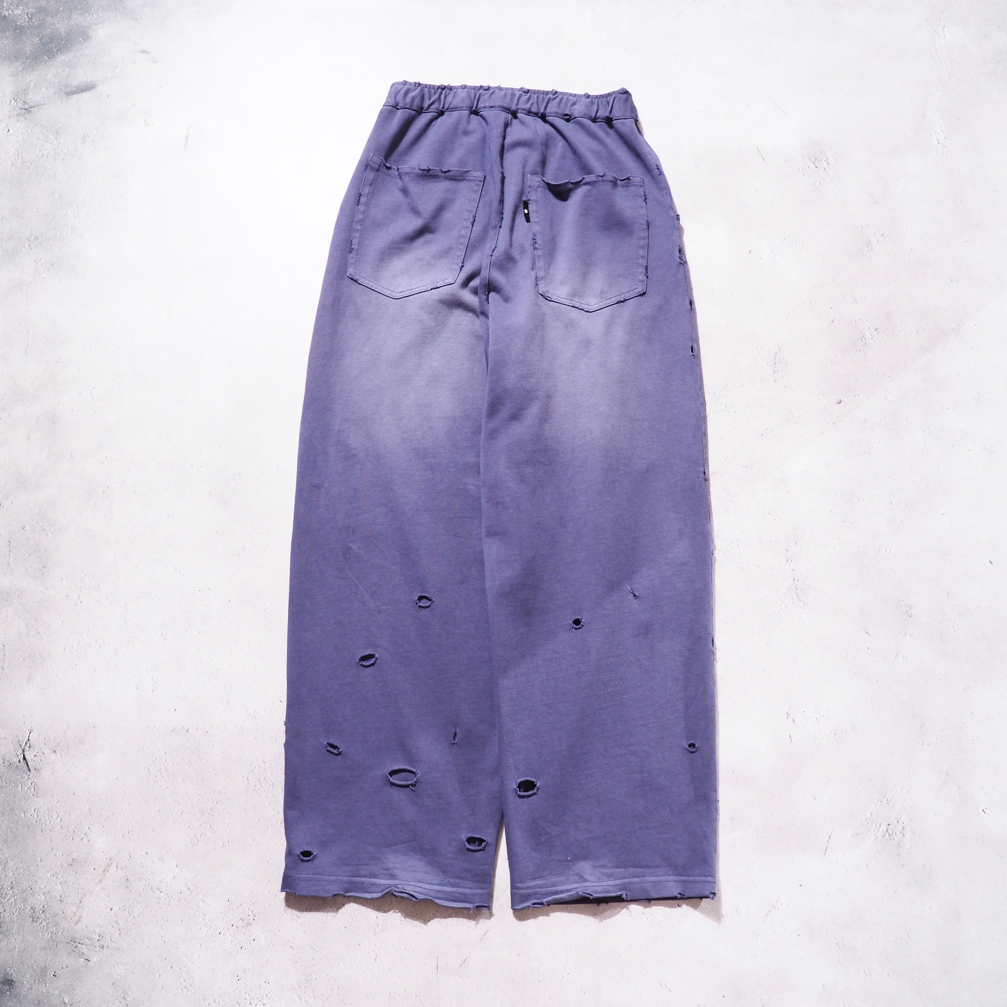 " CONVERSE TOKYO " PIGMENT DYE DISTRESSED Wide sweat pants