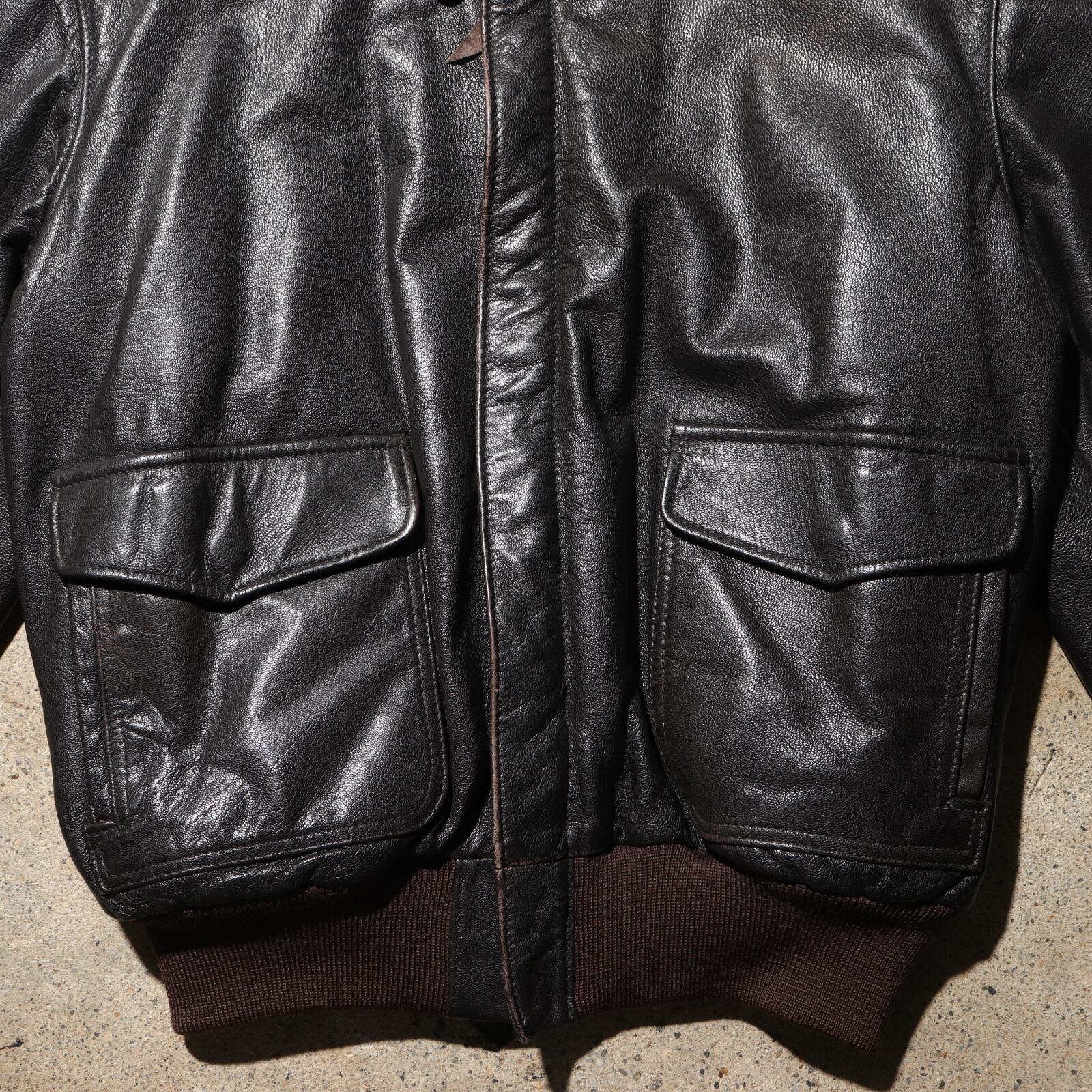 美品 M USA エルエルビーン A-2 レザージャケット L.L.Bean フライング  