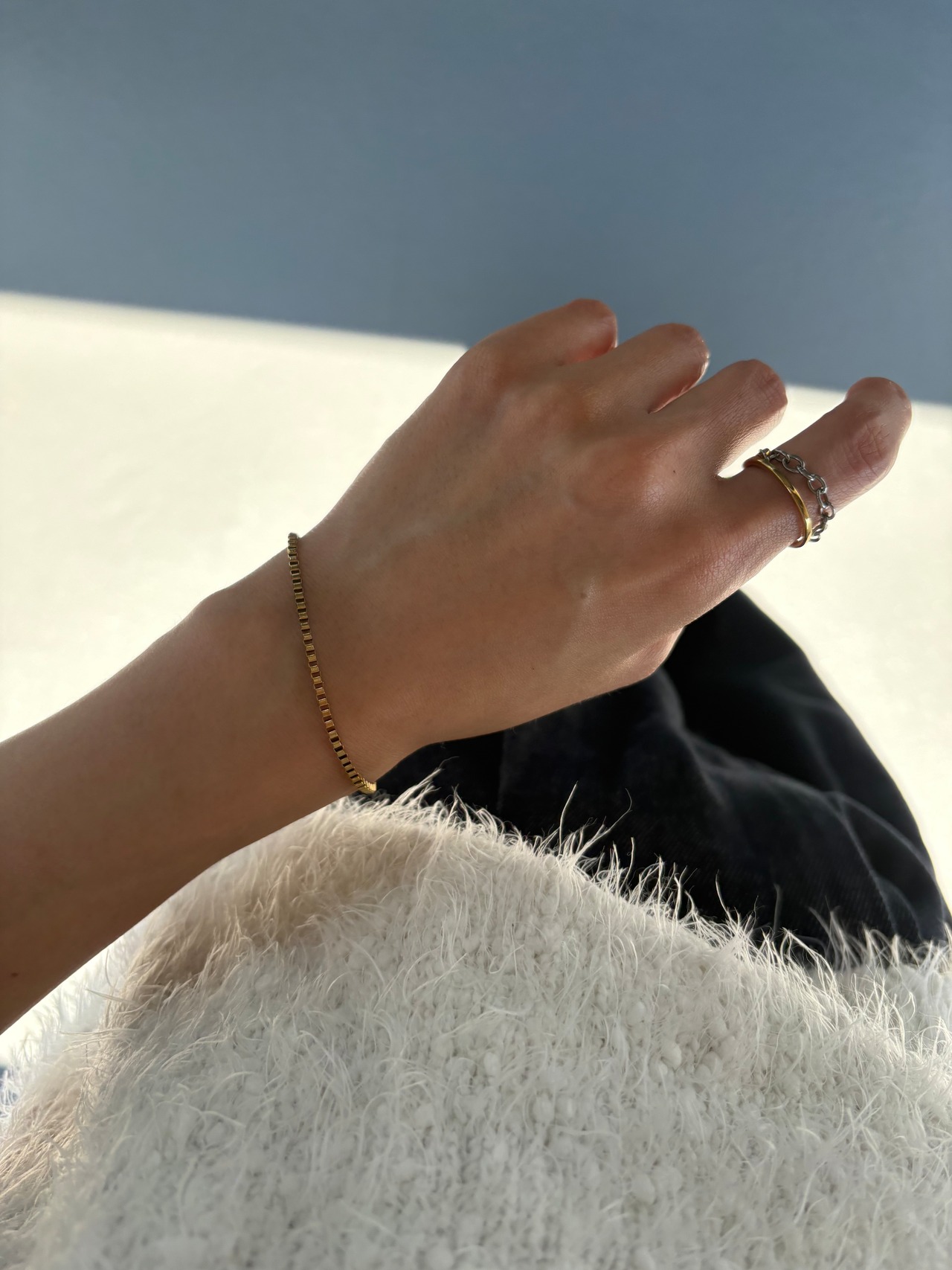MG square bracelet