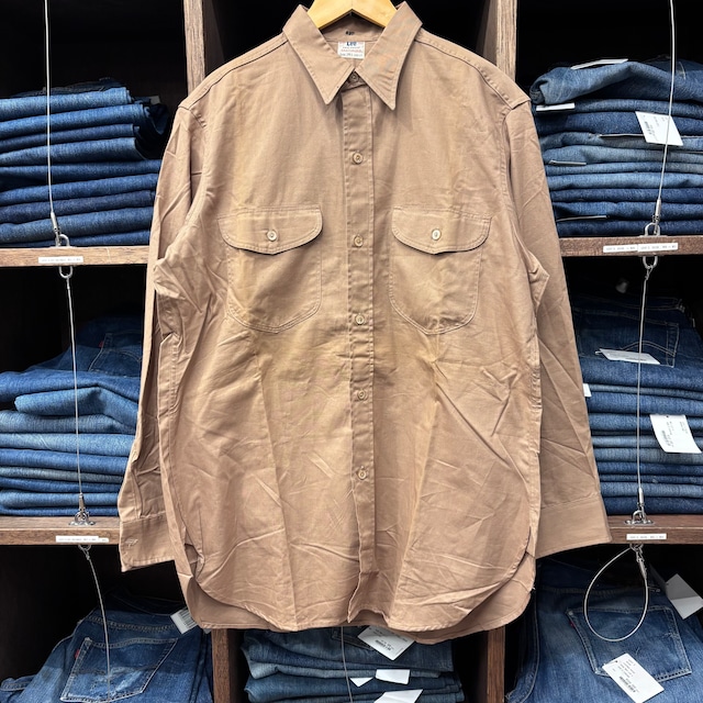 1960S LEE BROWN CHINO SHIRT