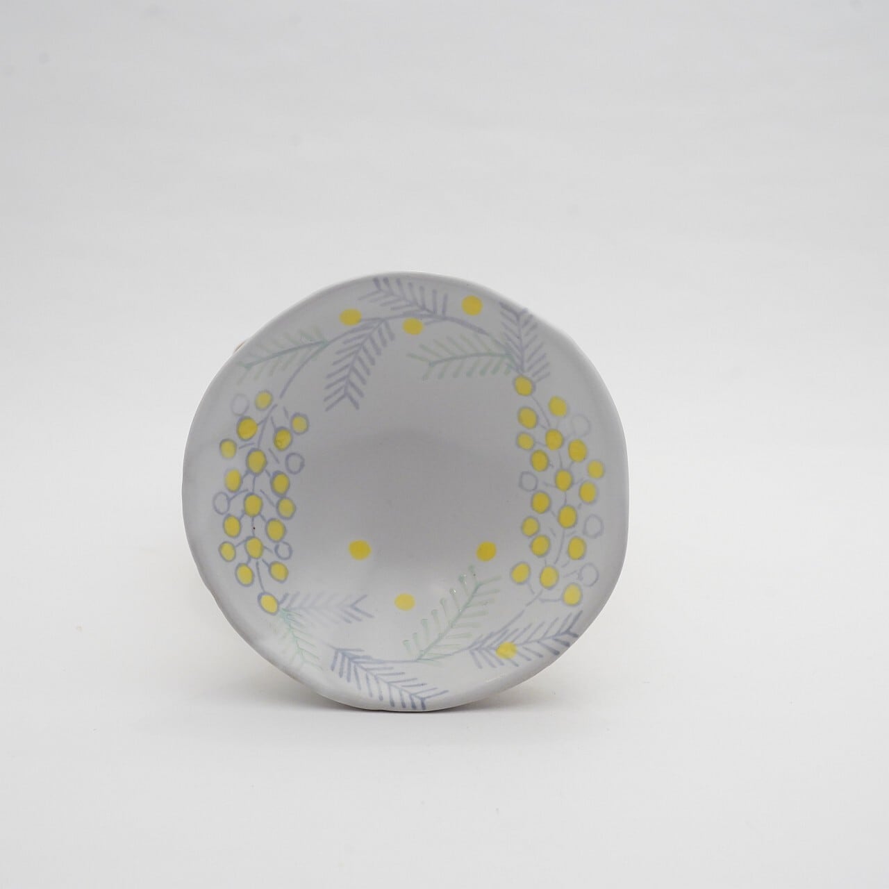 【木村扶由子】豆皿ミモザ 6-G