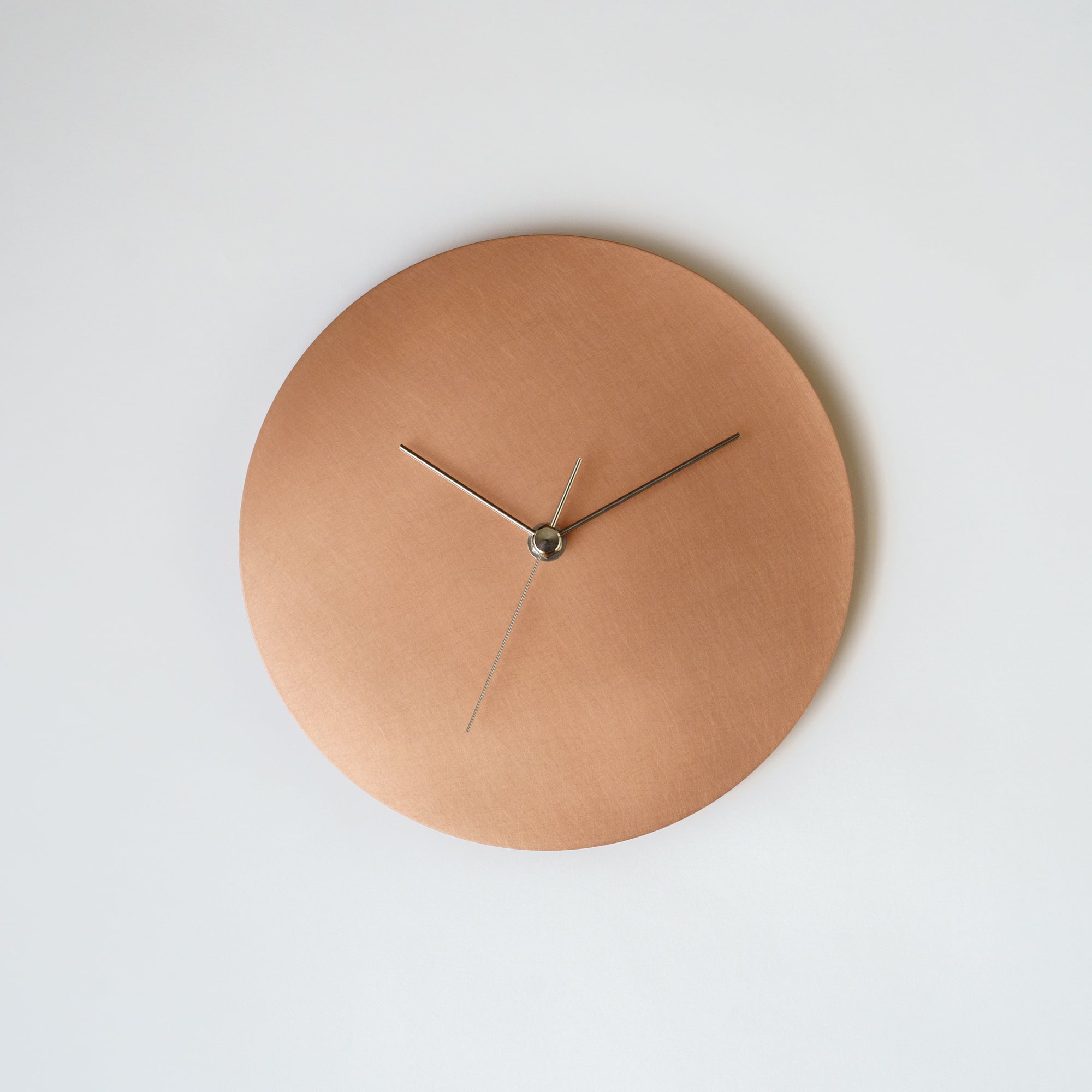 minimal wall clock 220 _ plain / copper 壁掛け時計 220 無地 / 銅