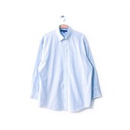 トミーヒルフィガー コットン チェック柄 BDシャツ ボタンダウン 長袖シャツ メンズL TOMMY HILFIGER アメカジ 古着 @CA0707