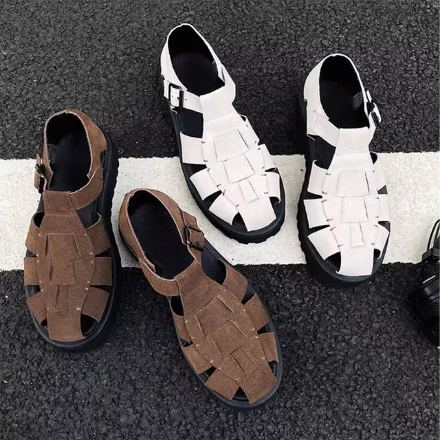 スウェード風グルカサンダル　0613