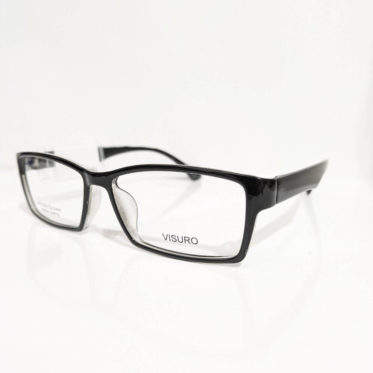 【VISURO】スクエアセルフレーム ブラック