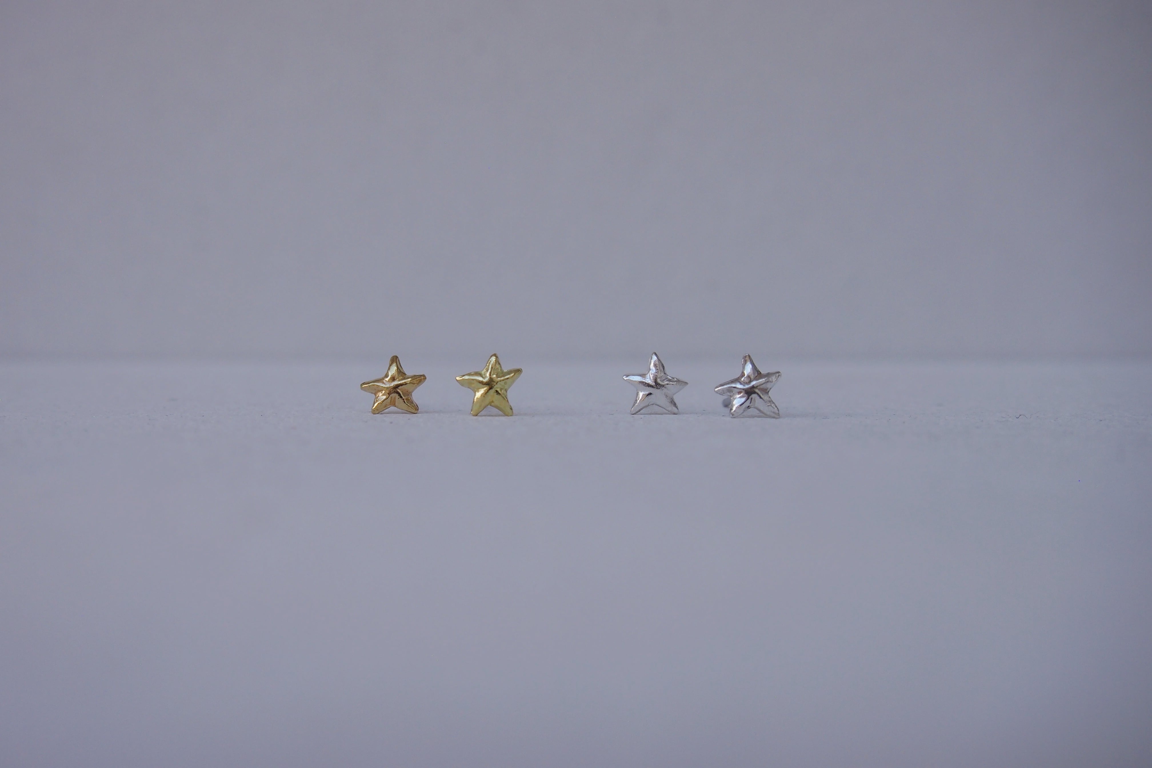 〈Brass/Silver925〉star pierce