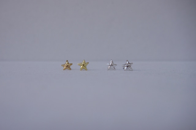 〈Brass/Silver925〉star pierce