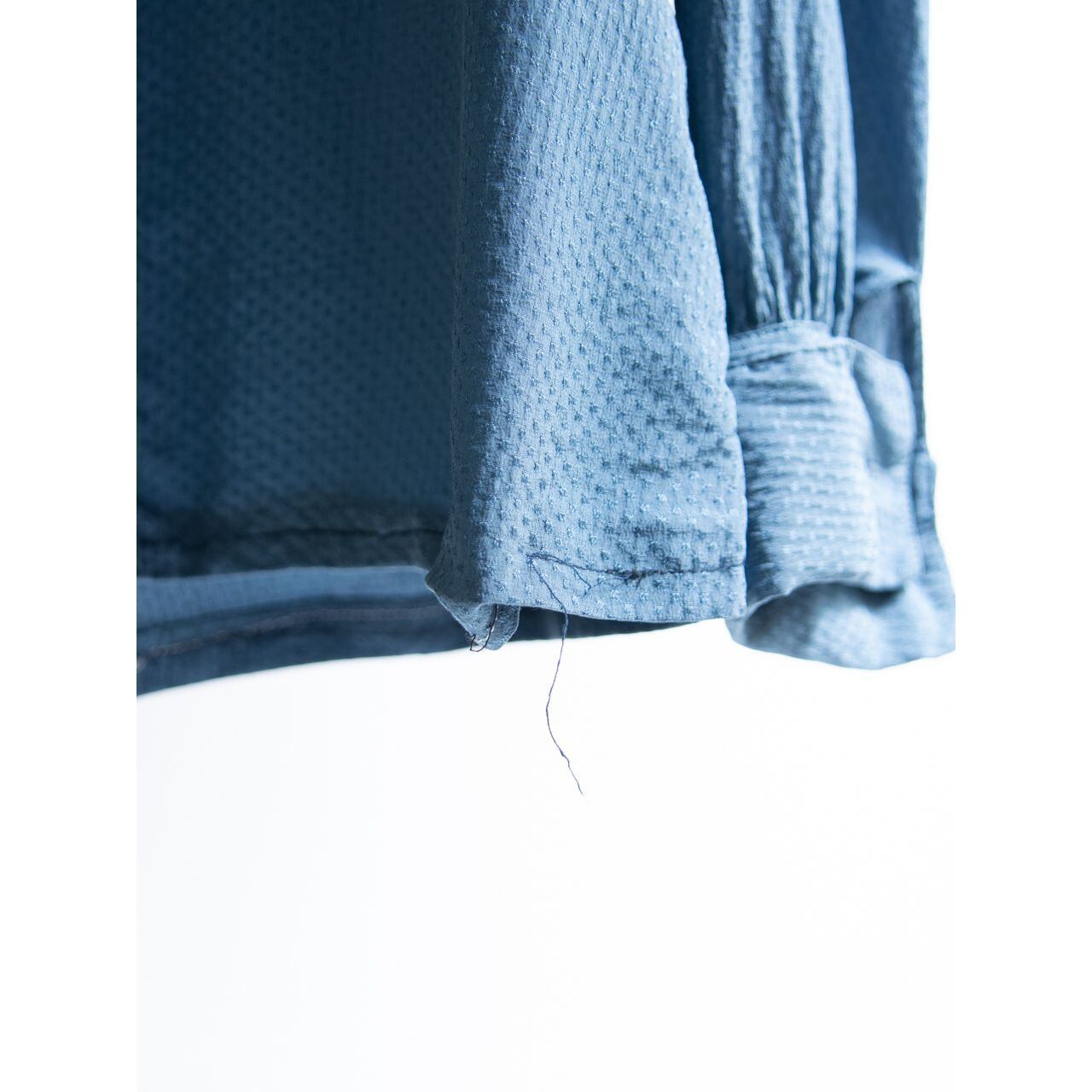【jacques molko paris】Made in France 100% Silk Blouse（ジャックモルコ フランス製 シルクブラウス）