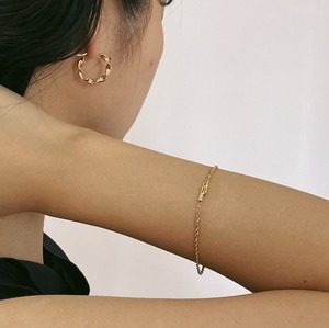 14K Gold Chain Bracelet 