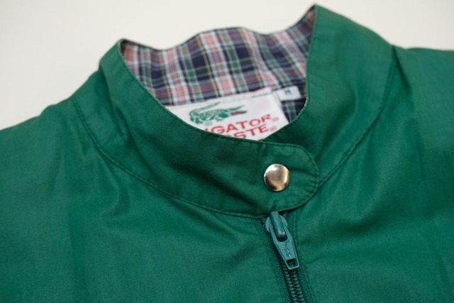80's LACOSTE green zip-up Jacket | GARYO