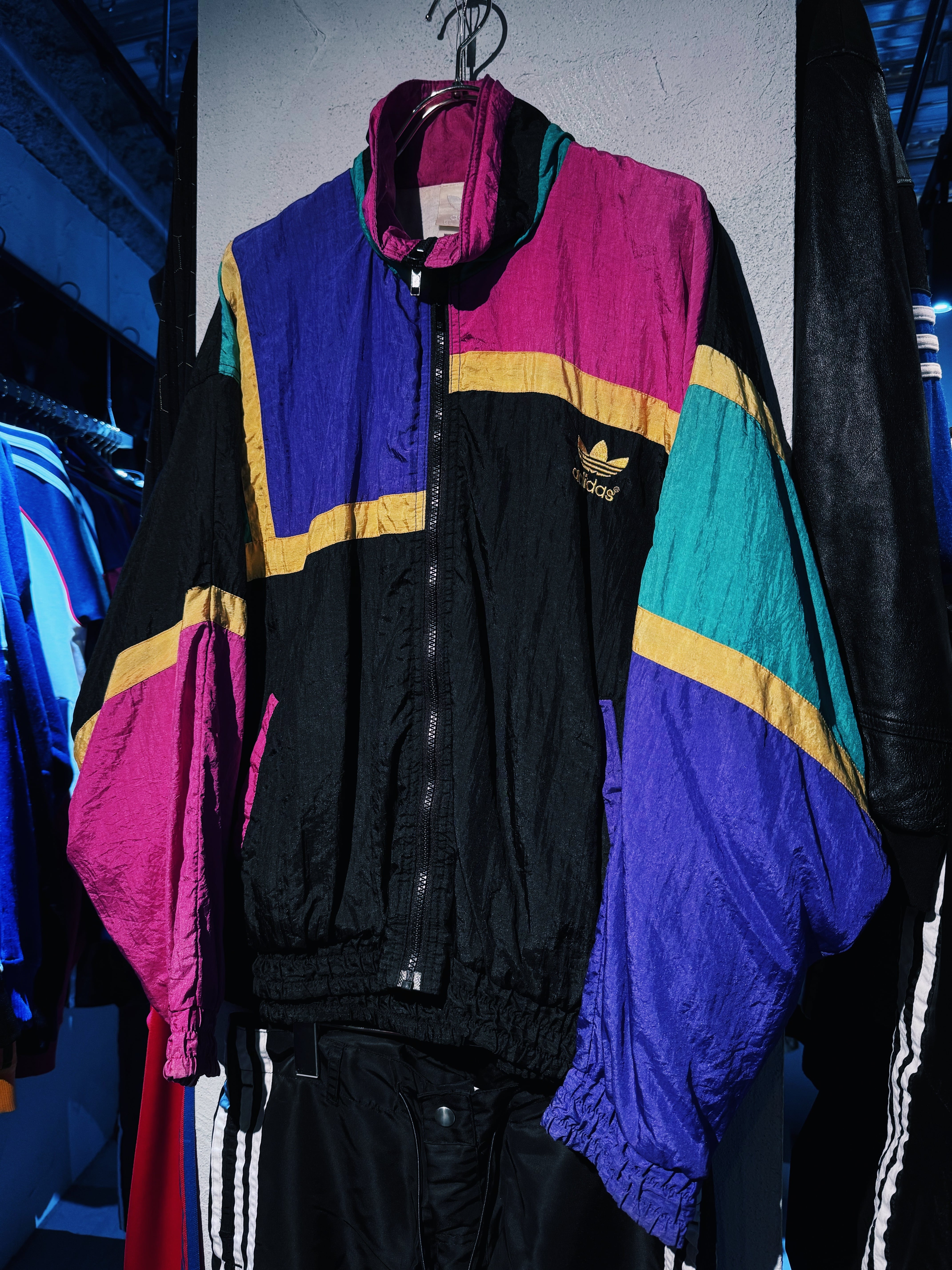 80s ADIDAS switching design track jacket