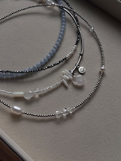 Heart Mix Beads Necklace［SSN098］
