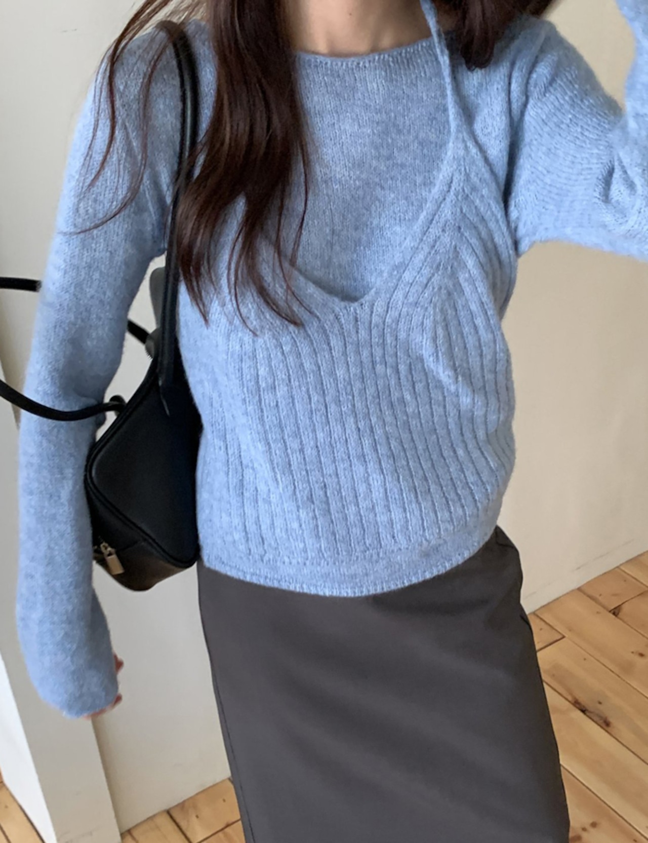 【26ss】Halterneck Knit Set-up_4colors